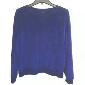Large HONEYDREW Navy Blue Crew Sweatshirt